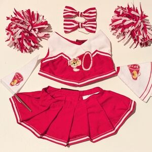 BABW Build A Bear Workshop 8 Piece Cheerleader Set